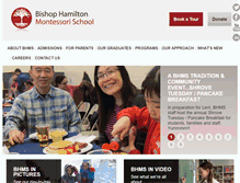 Tablet Screenshot of bhsmontessori.ca